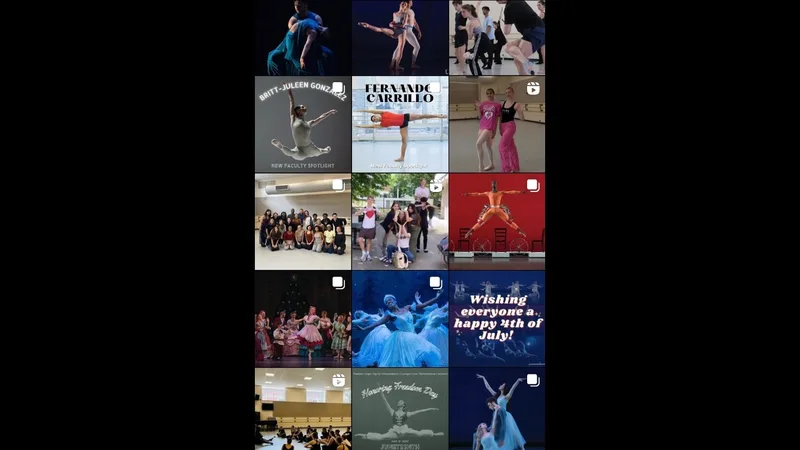 UNCSA Dance social media work